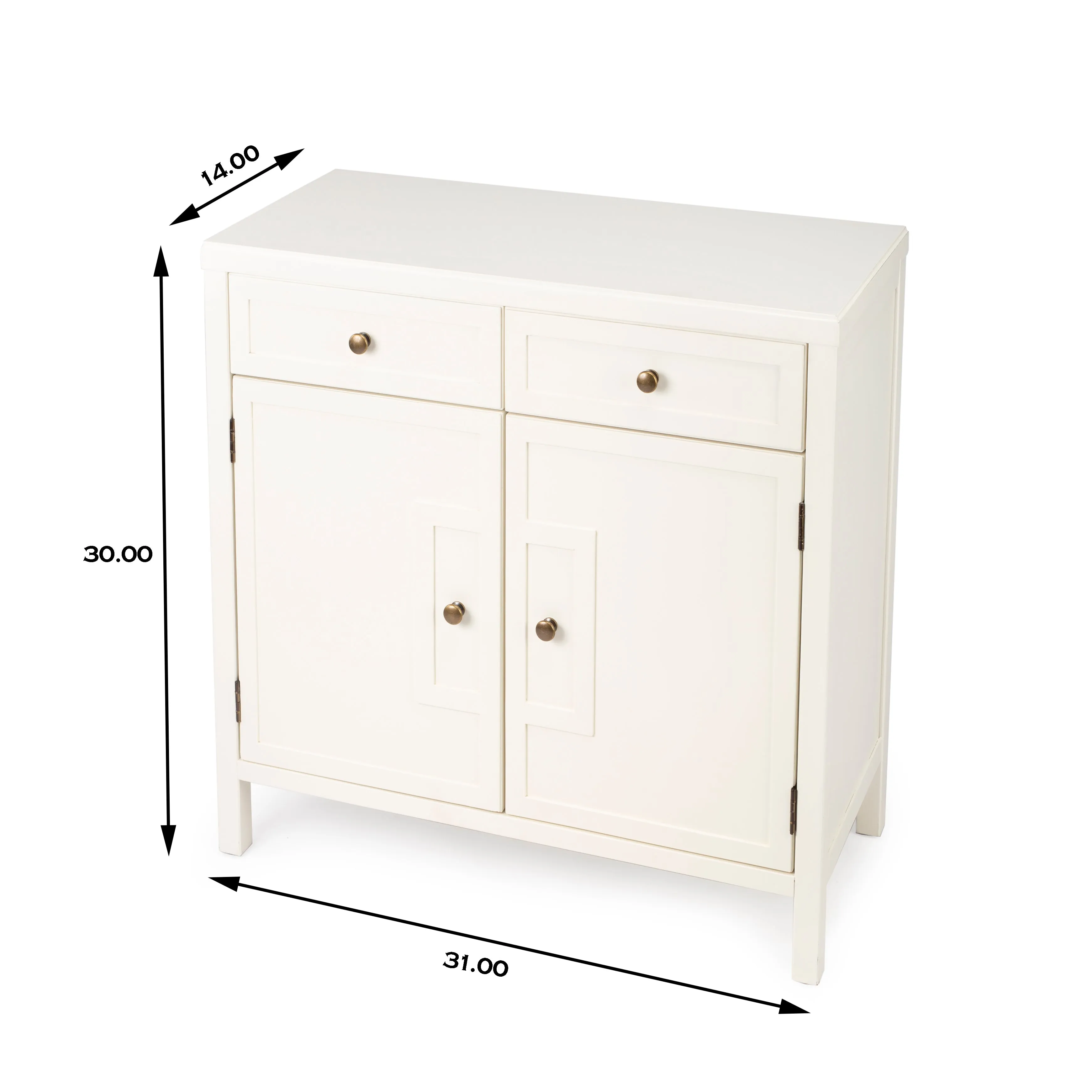 Imperial Wood Accent Cabinet in White  3955288