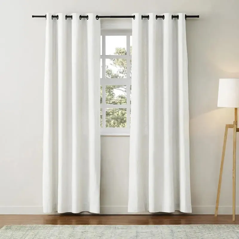 Jawara Luxury Linen Cotton Curtain Grommet