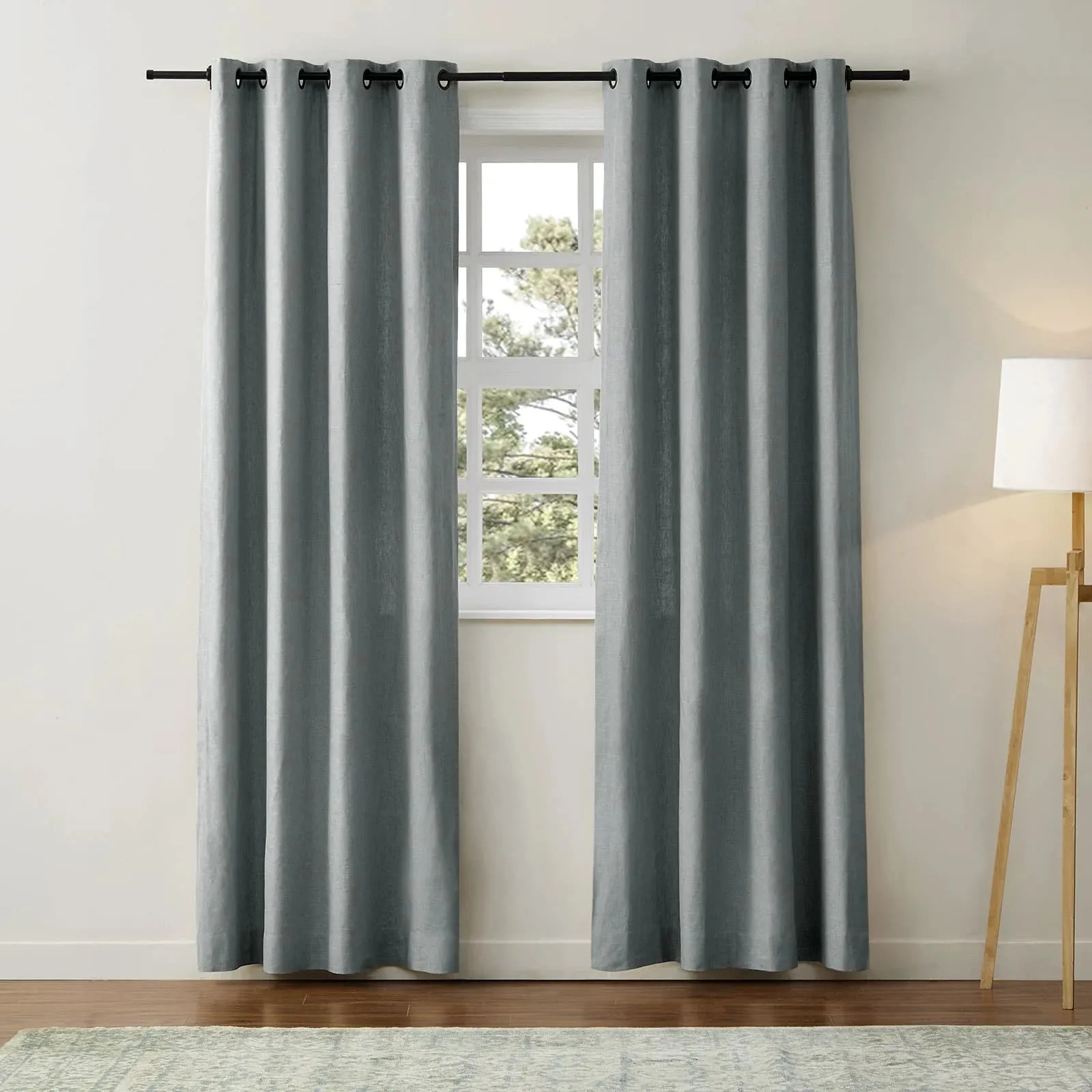 Jawara Luxury Linen Cotton Curtain Grommet