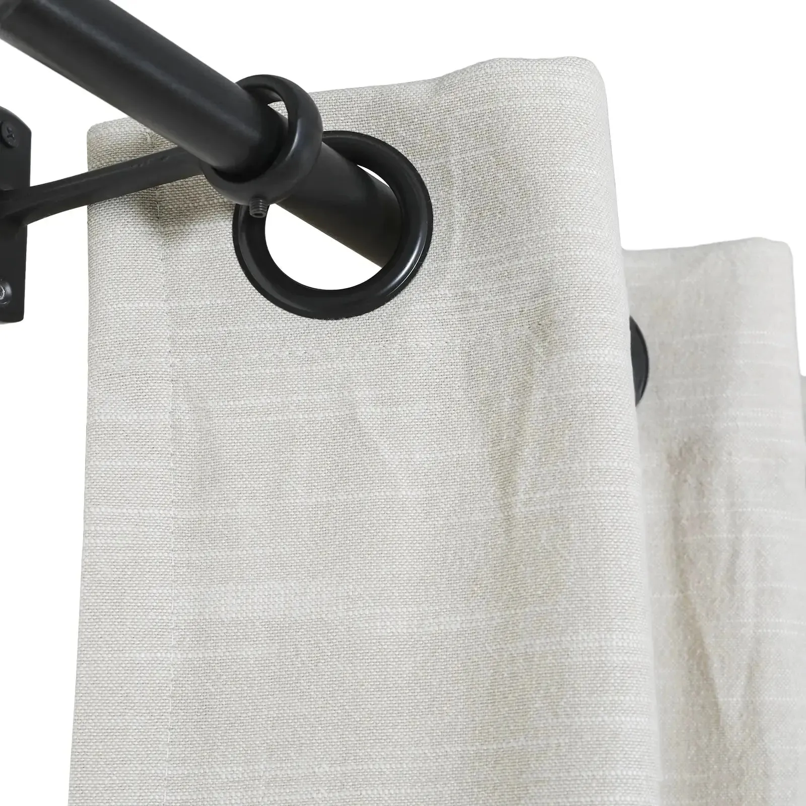 Jawara Luxury Linen Cotton Curtain Grommet