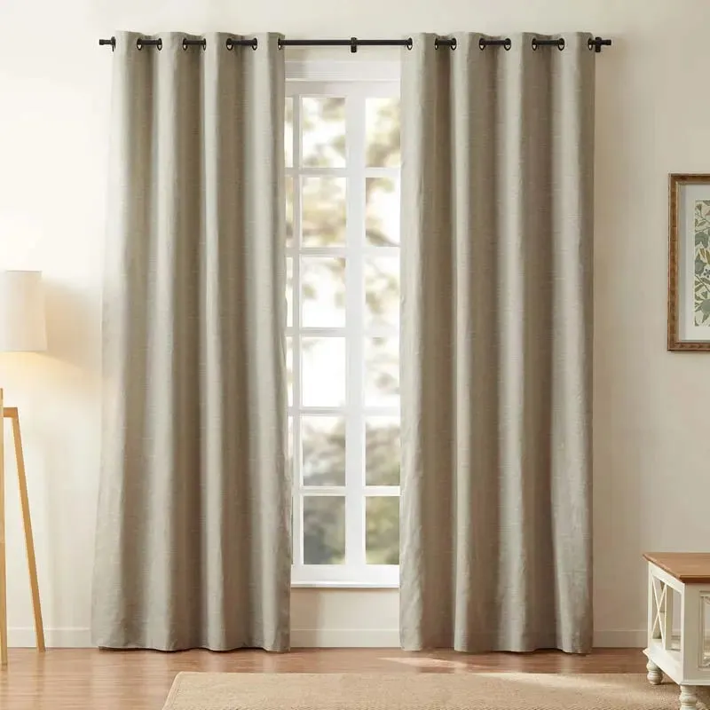 Jawara Luxury Linen Cotton Curtain Grommet