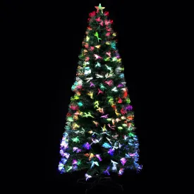 Jollys Christmas Tree 2.1M 7FT LED Xmas Multi Colour Lights Optic Fibre