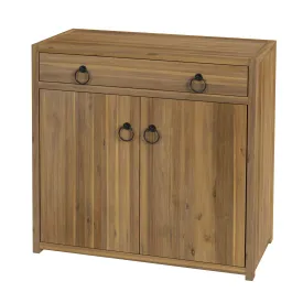 Lark 2 Door Cabinet with Storage in Light Brown  5673312