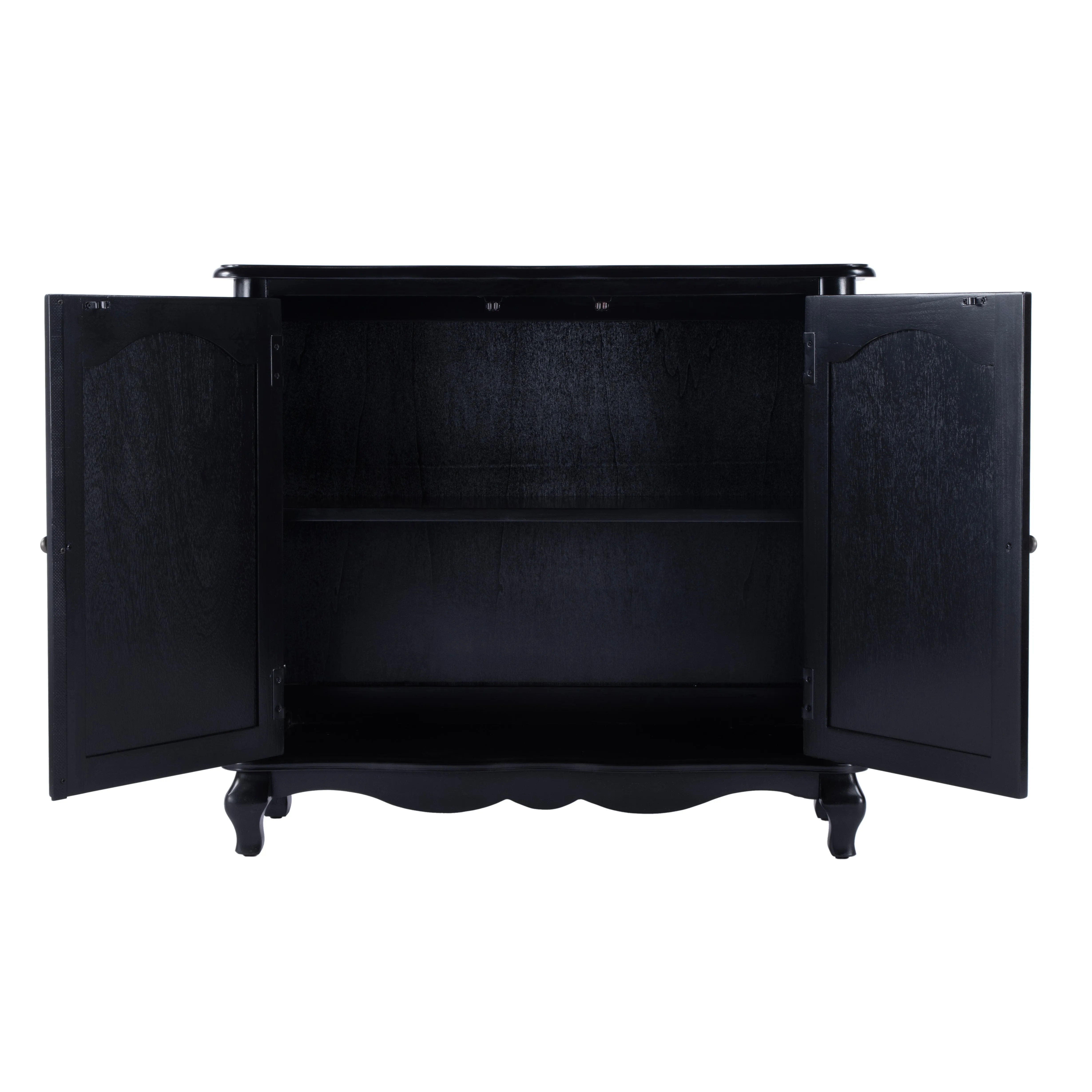 Leyden European Accent Cabinet in Black  1737111