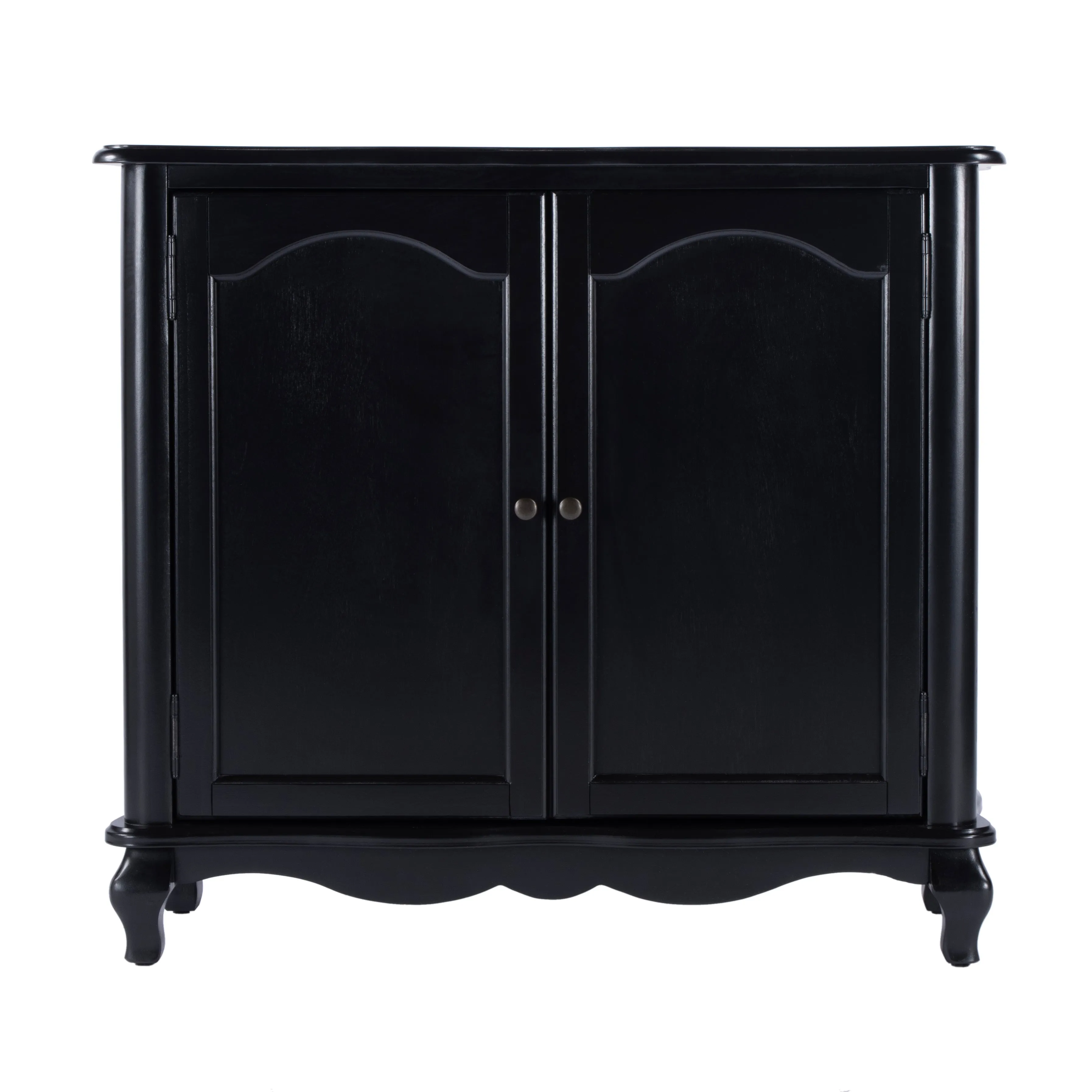 Leyden European Accent Cabinet in Black  1737111