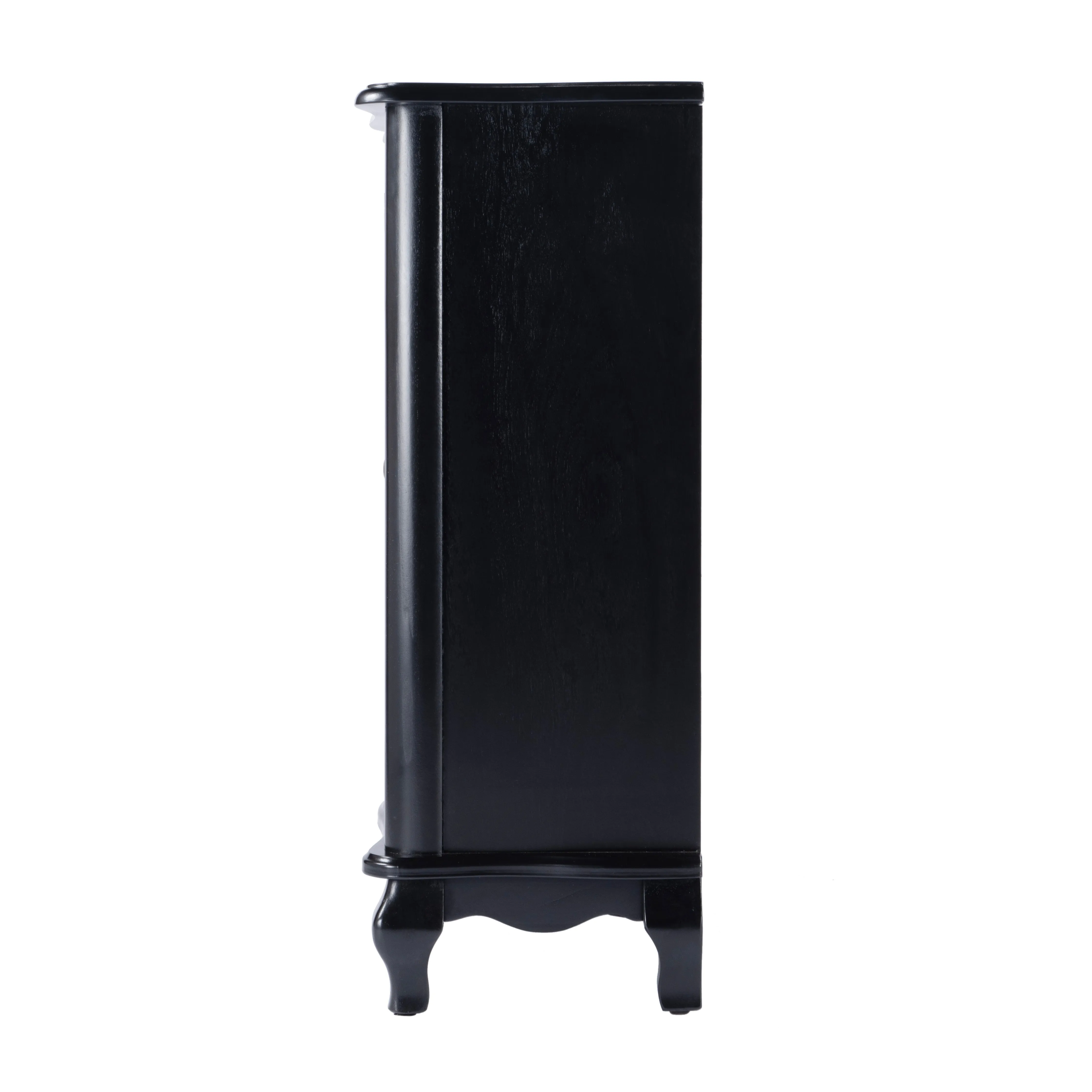 Leyden European Accent Cabinet in Black  1737111