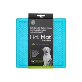 LickiMat Soother Slow Feeder Mat for Dogs Turquoise