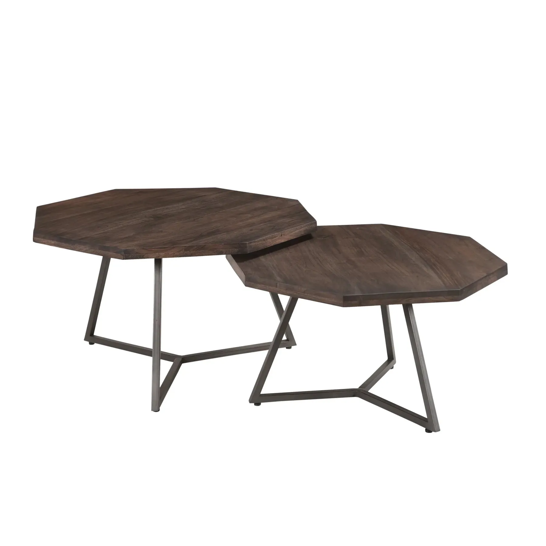 Loft Octagon Nesting Coffee Tables, Set of 2