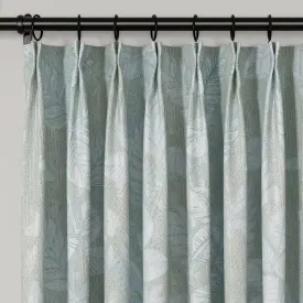 Lydia Foliage Jacquard Curtain Pleated