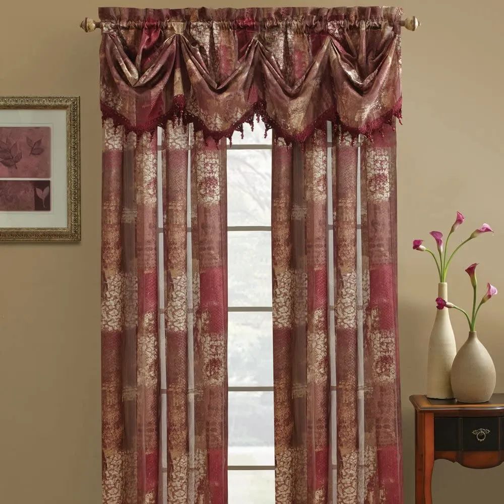 Madagascar Sheer 2 Panels Drapes 84 Inch