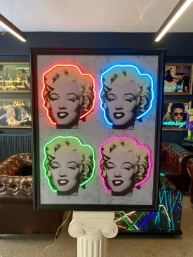 Marilyn's Neon Glow