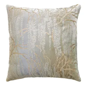 Metallic Willow Nickel Velvet Pillows