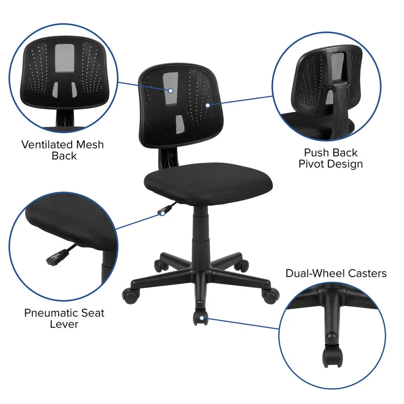 Mid-Back Swivel Office Chair | SitHealthier