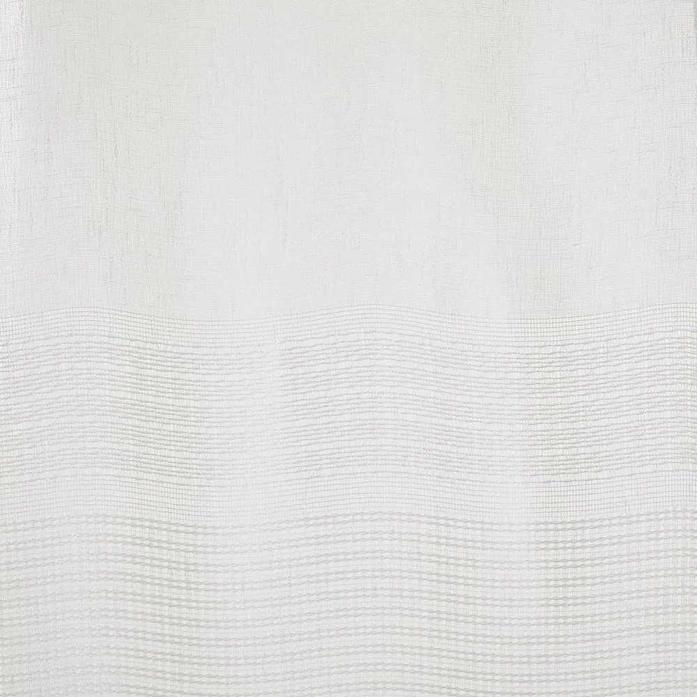 Modern Luxury White Sheer Curtain Panel (Pair)