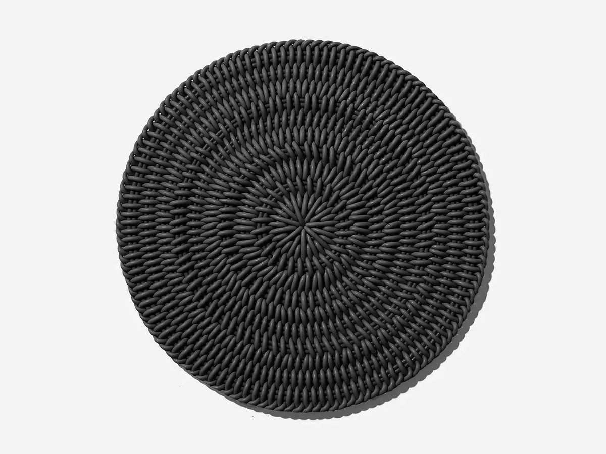 Monochrome Round Mat