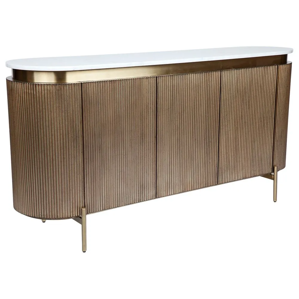 Monte Carlo Buffet Cabinet - Antique Gold