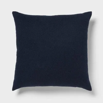 New - Euro Boucle Colorblock Decorative Pillow Dark Navy - Threshold