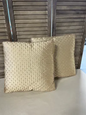 Pair of Gold Pillows