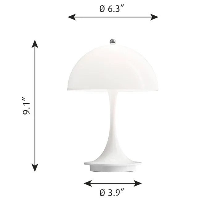 Panthella 160 Portable Table Lamp