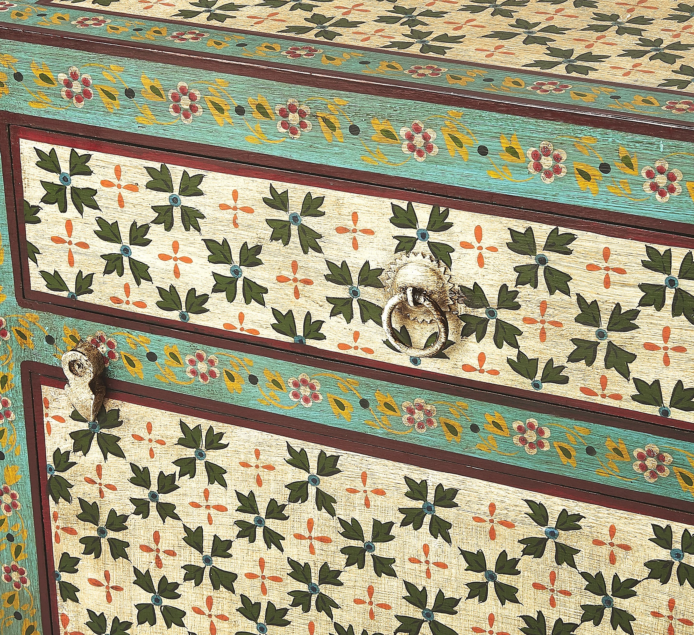 Perna Hand Painted Chest in Multi-Color  5363290