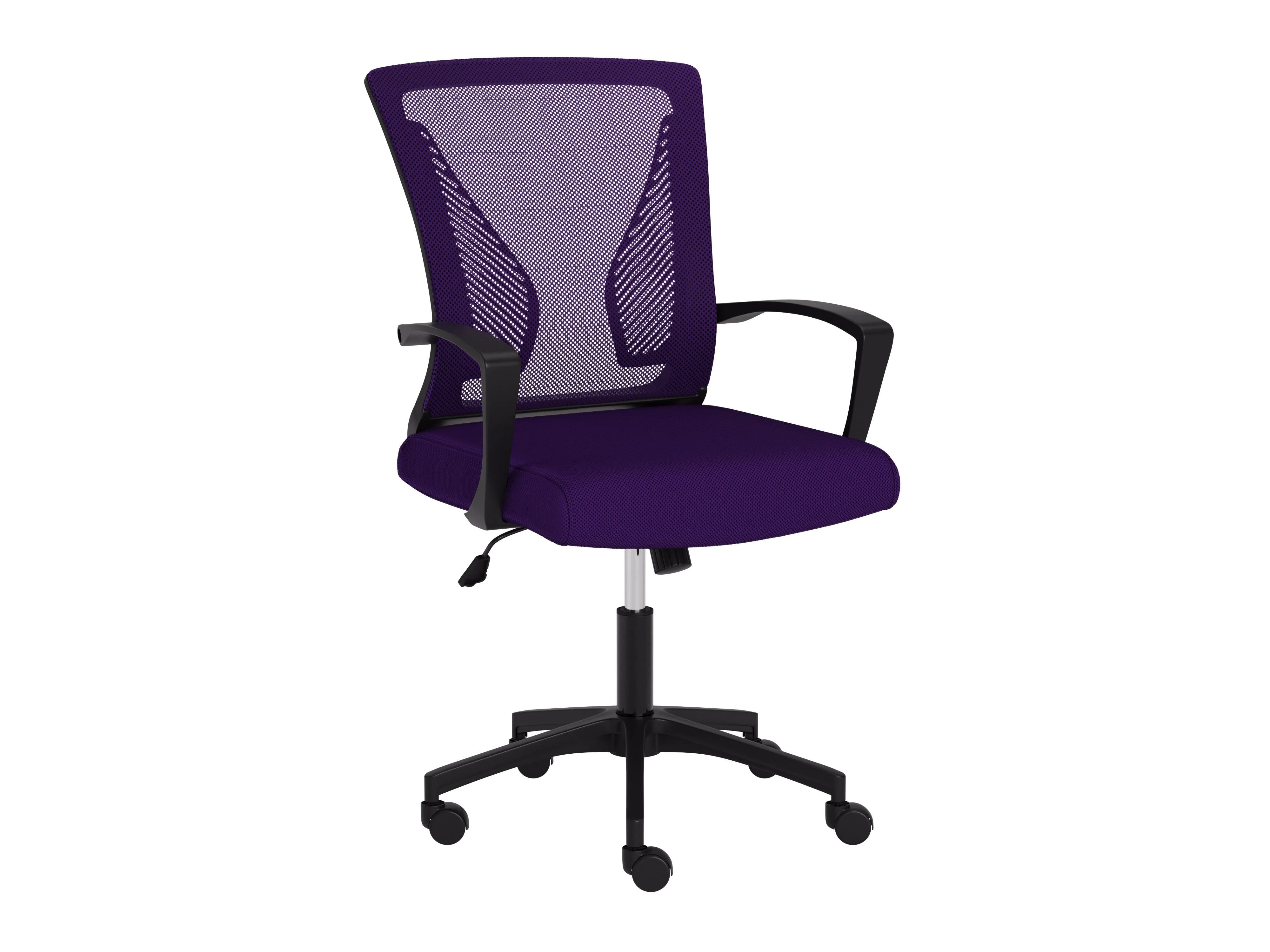 Purple and Black Mesh Office Chair