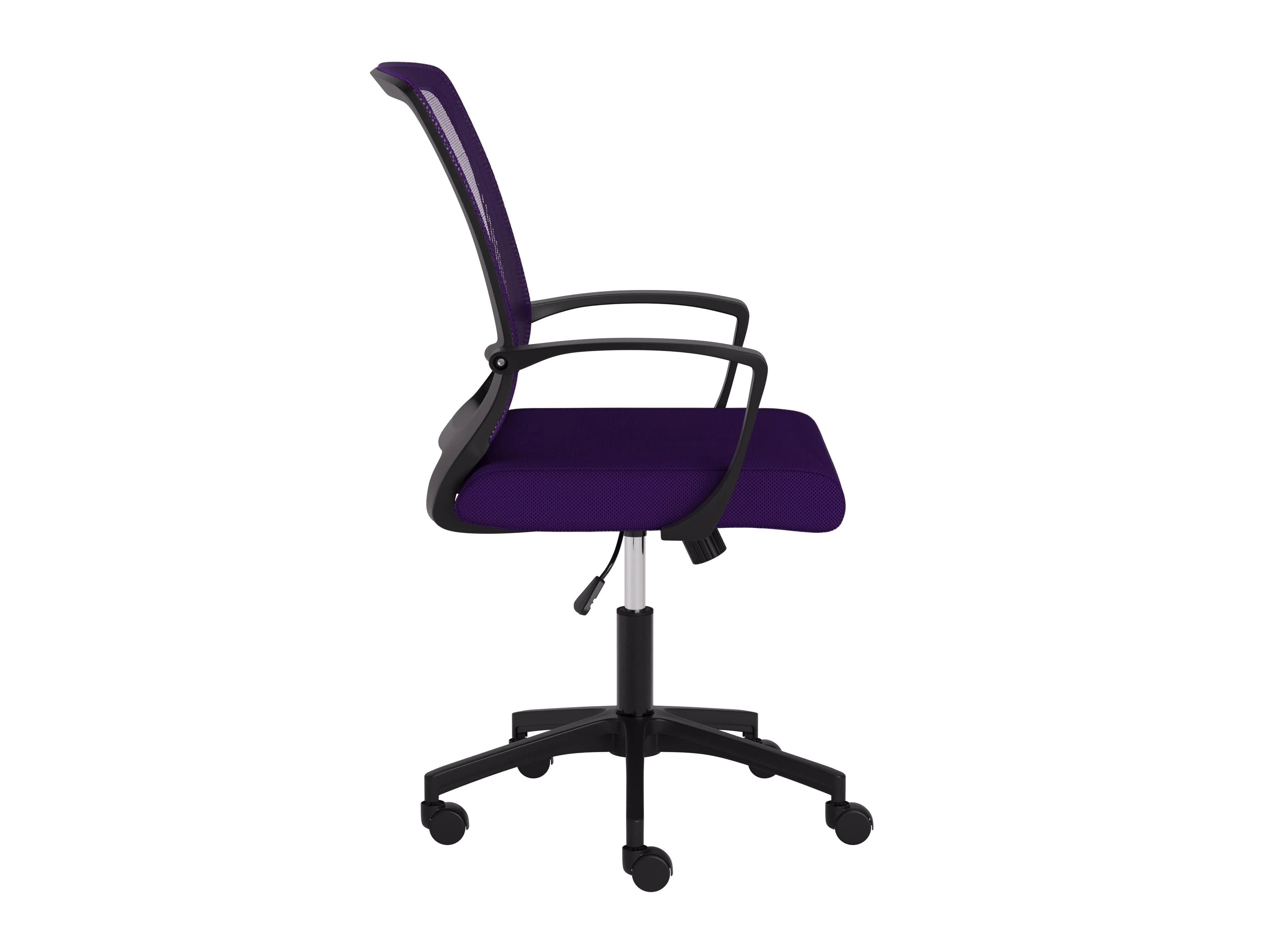 Purple and Black Mesh Office Chair