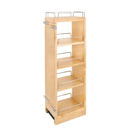 Rev-A-Shelf / 448-BBSCWC36-8C / Wood Wall Cabinet Pullout Organizer for 36" H Cabinets w/ BB Soft-Close