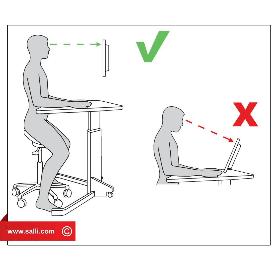 Salli Surgeon or Expert Multiadjuster Medical Chair or Stool