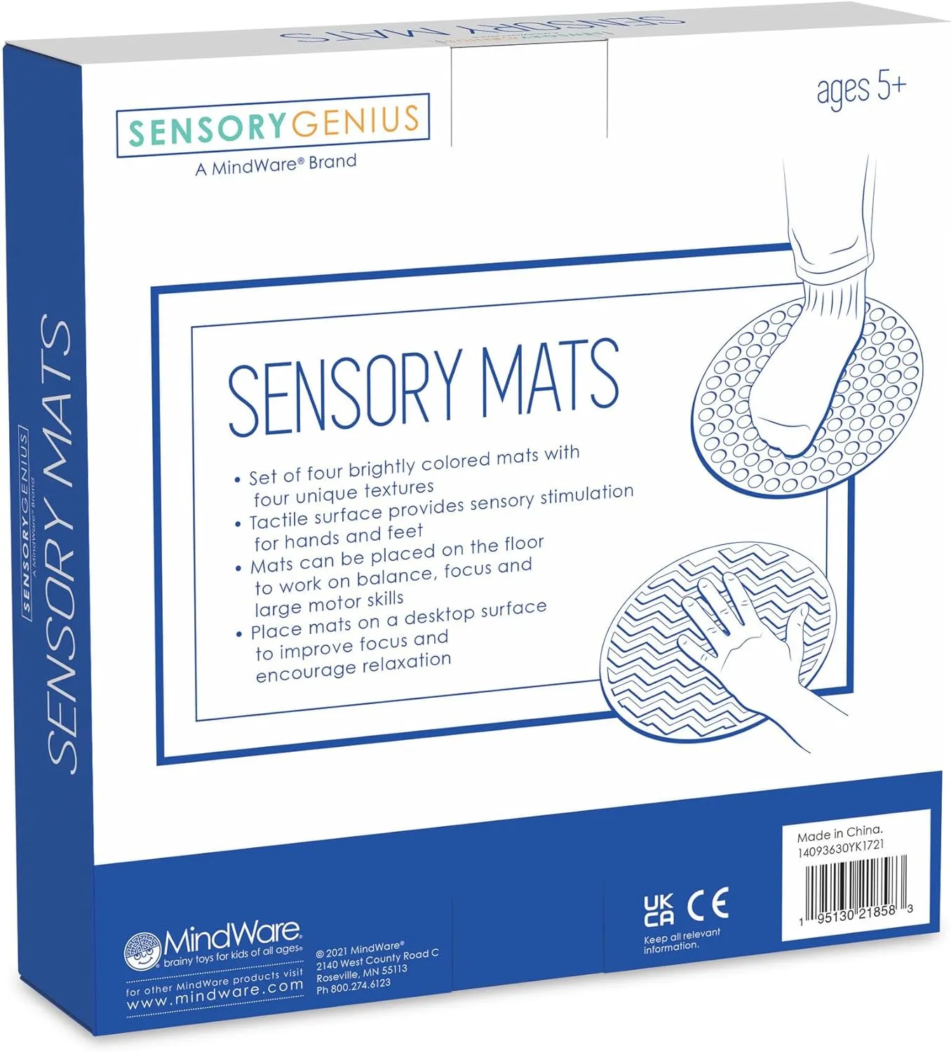 Sensory Genius: Sensory Mats 4pc