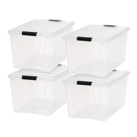 Stack & Pull™ Storage Box 4 Pack  - 18 gal. (72 qt.)