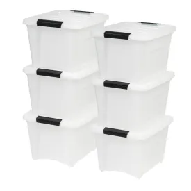 Stack & Pull™ Storage Box 6 Pack - 19 QT