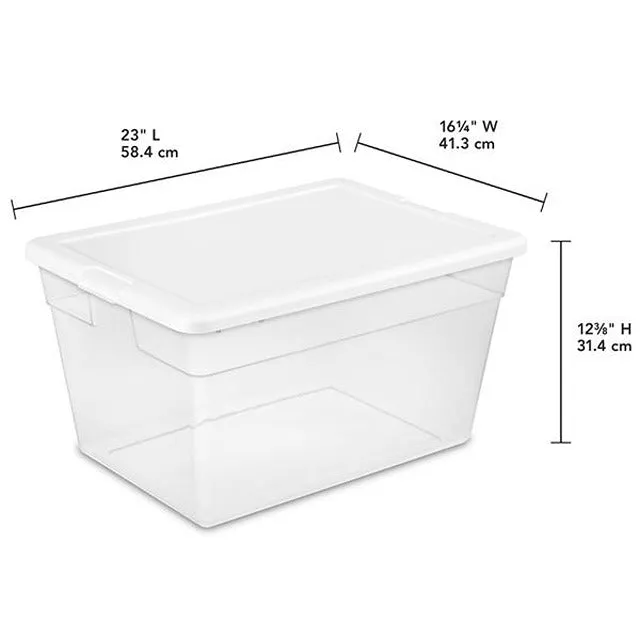 Sterilite 56 Qt Clearview Storage Box