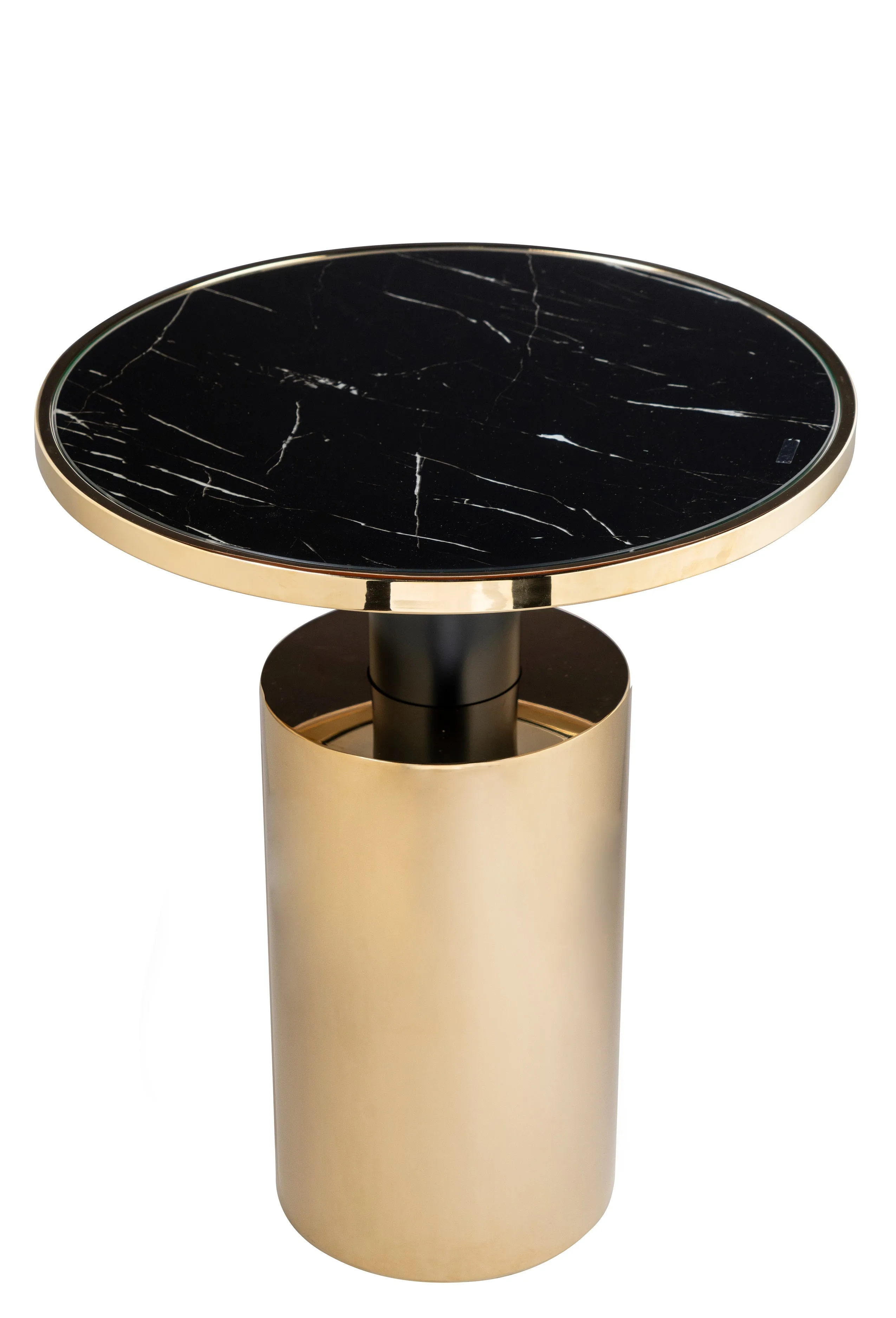 Taylor Set of 2 Coffee Table Set-Black and Gold