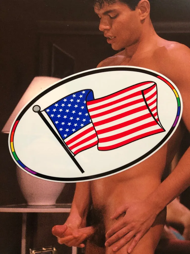 USA VINTAGE BUMBER STICKER